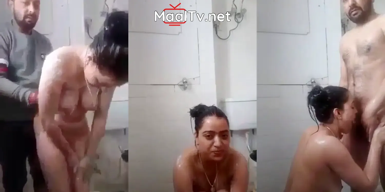 Desi sex video of husband fucking his wife during bath