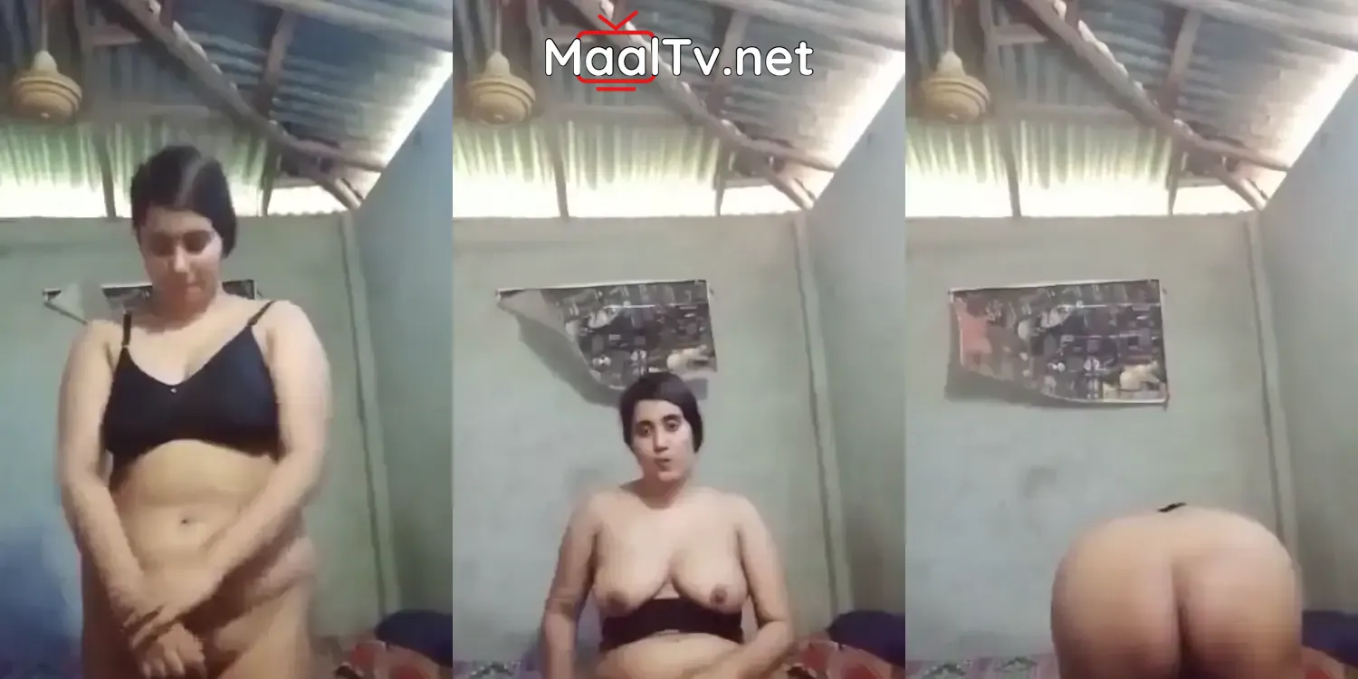 Indian chubby nude girl strips and masturbates